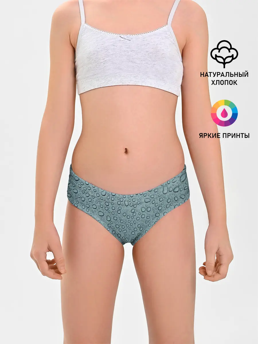 Трусы для девочек / Капли.