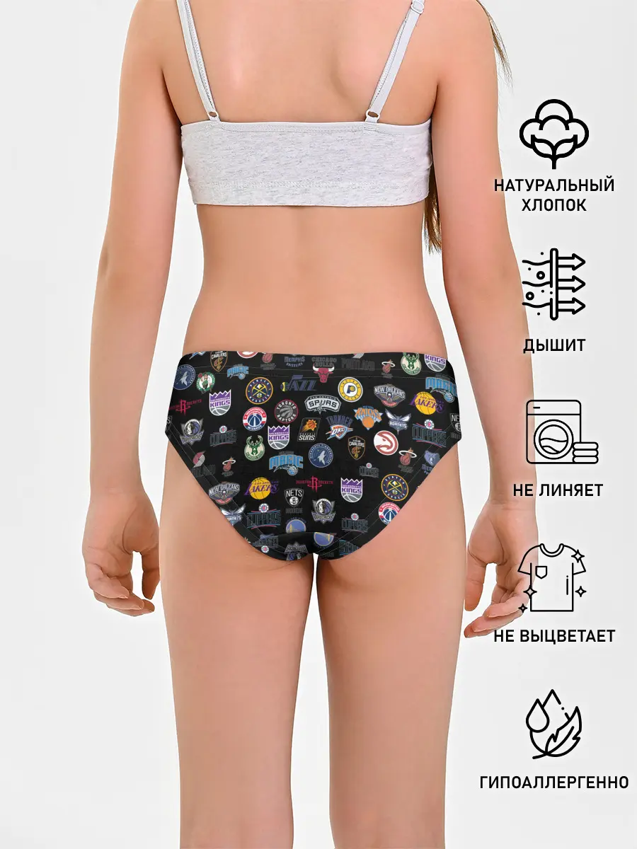 Трусы для девочек / NBA Pattern | НБА Паттерн