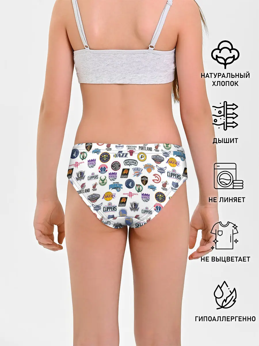 Трусы для девочек / NBA Pattern | НБА Паттерн