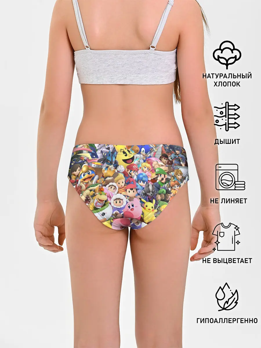 Трусы для девочек / Super Smash Bros