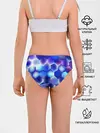Трусы для девочек / Синяя чешуя змеи
