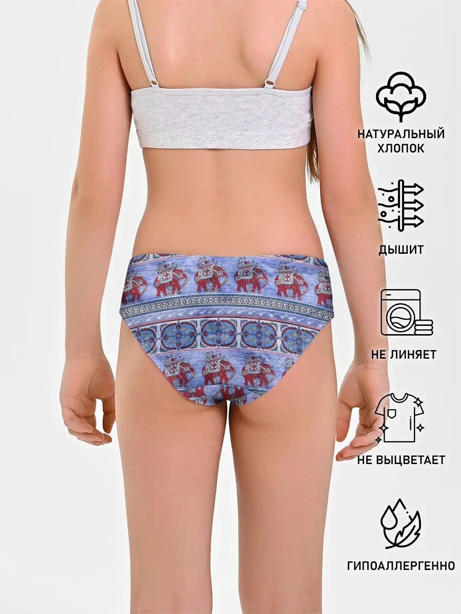 Трусы для девочек / Индийский Орнамент