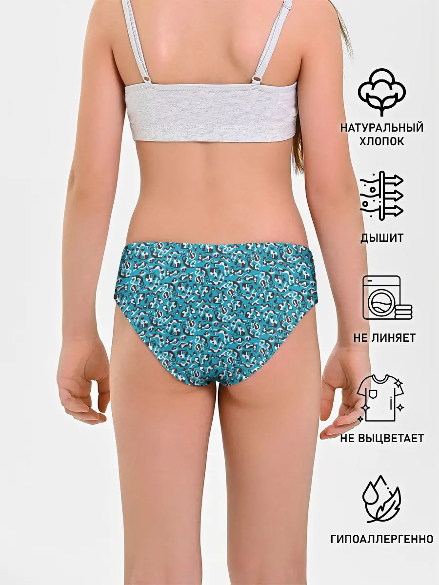 Трусы для девочек / Котики