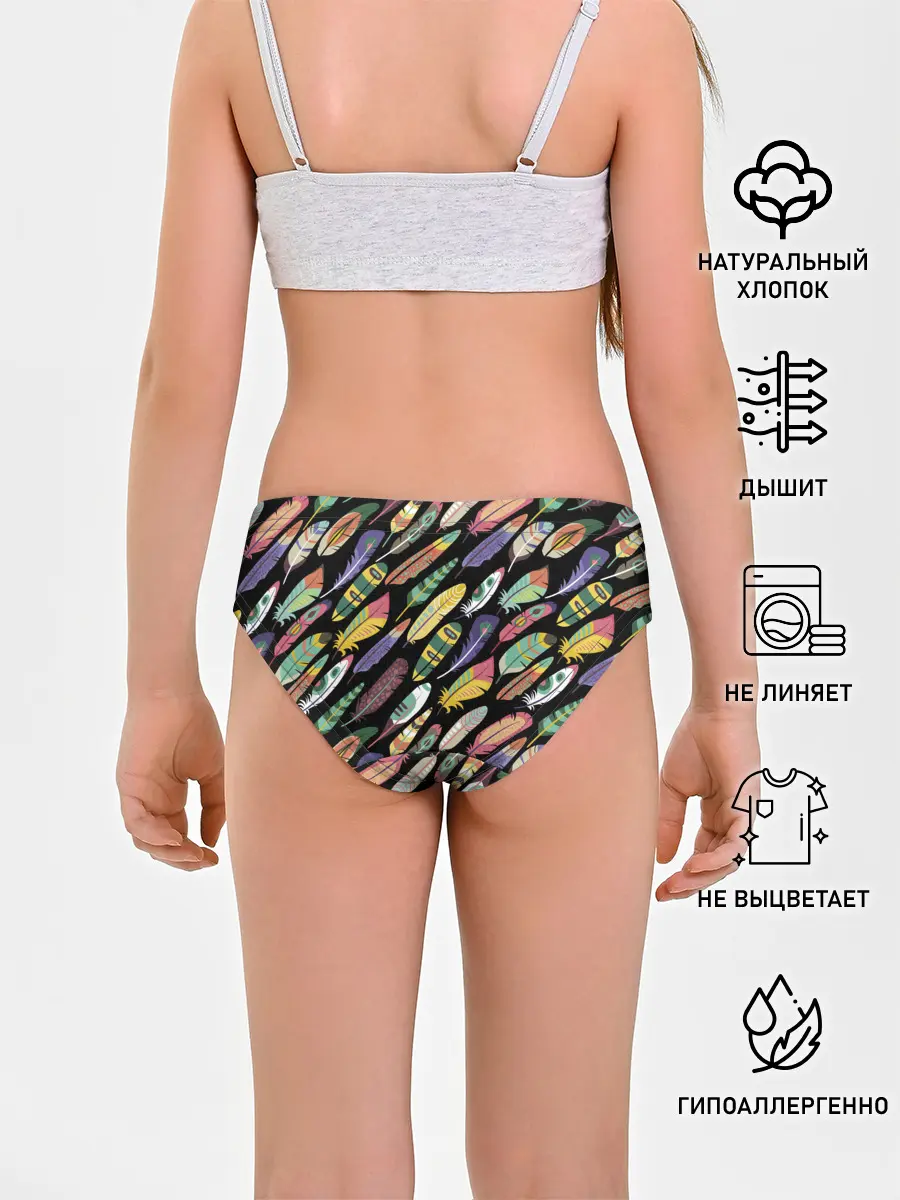 Трусы для девочек / Feathers 2022