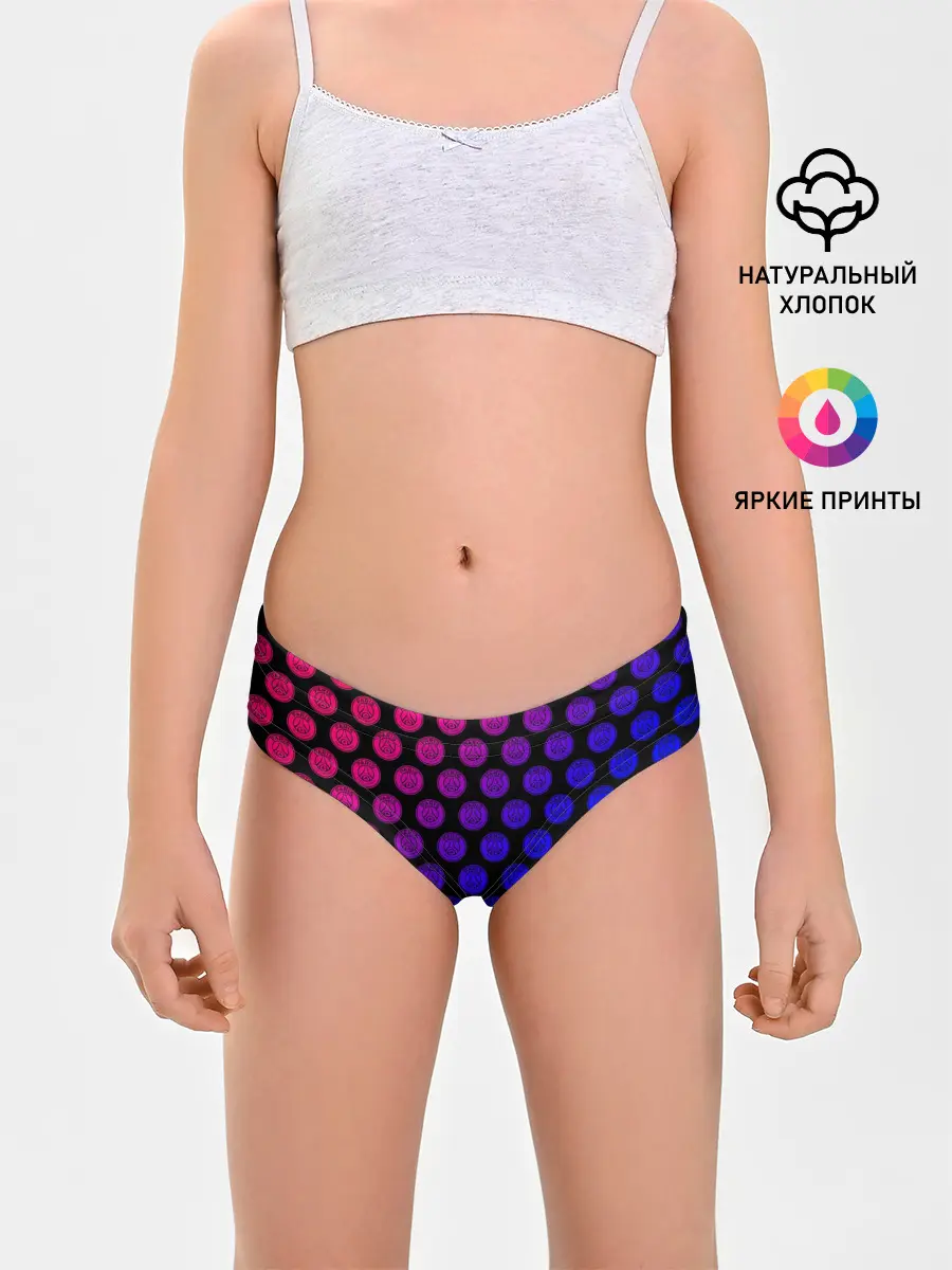 Трусы для девочек / ПСЖ Неон