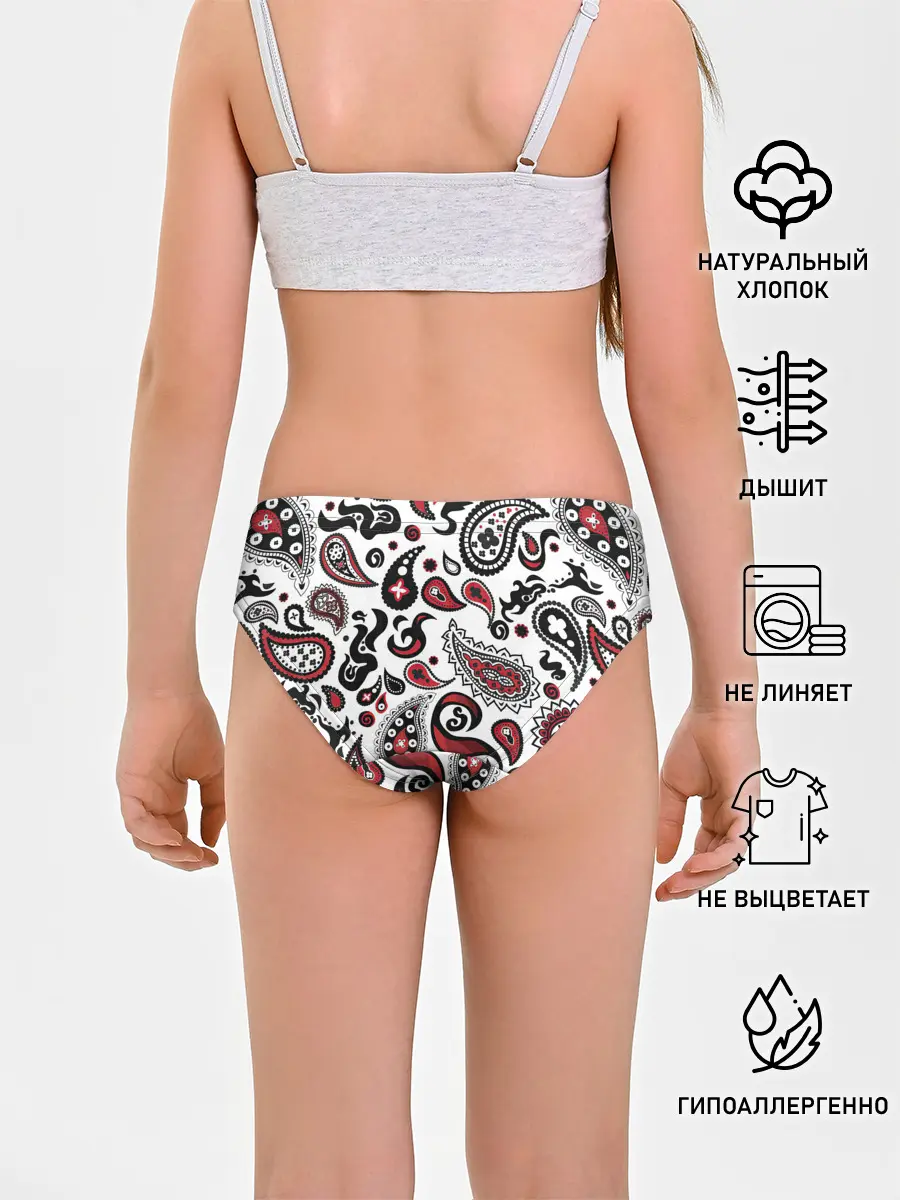 Трусы для девочек / Молекулярный рисунок