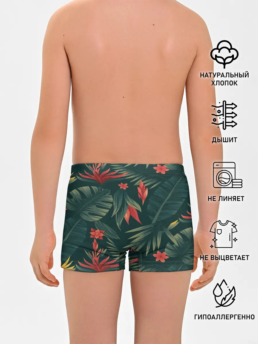 Трусы для мальчиков / Тропики