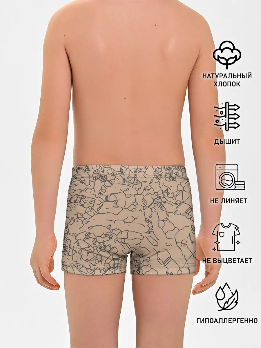 Трусы для мальчиков / Рисованный камень