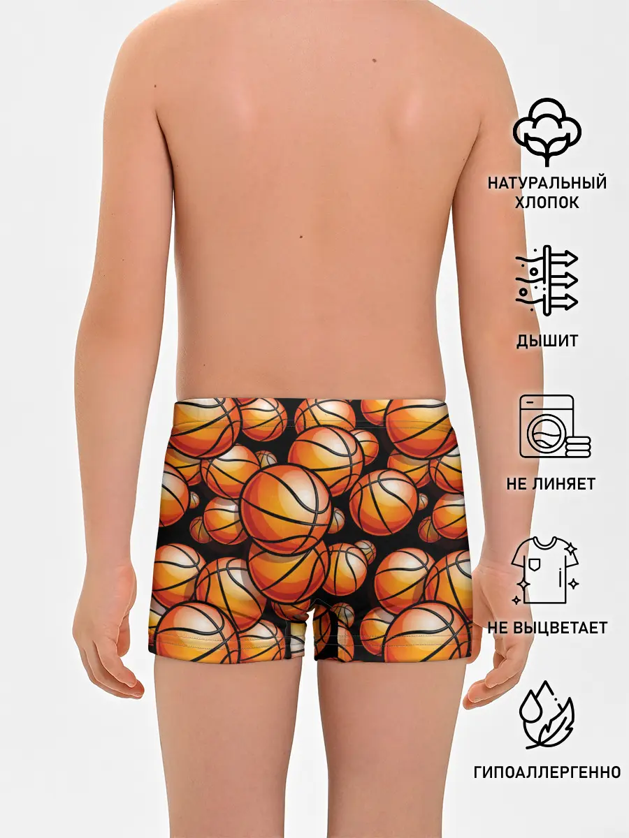 Трусы для мальчиков / Баскетбольные мячи