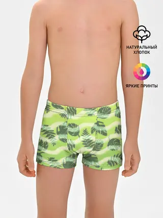 Трусы для мальчиков / Тропический фон