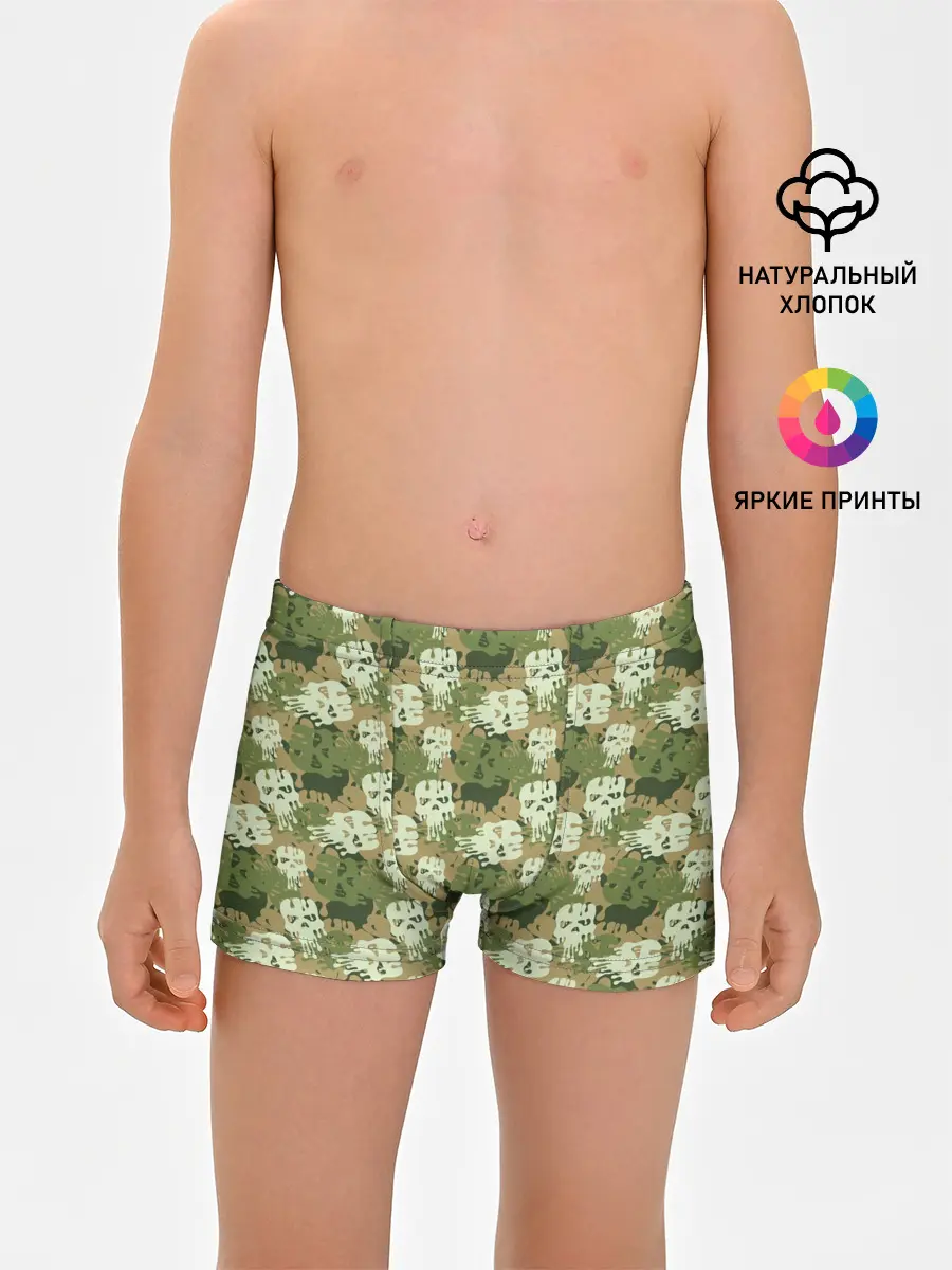 Трусы для мальчиков / Силуэты Черепов