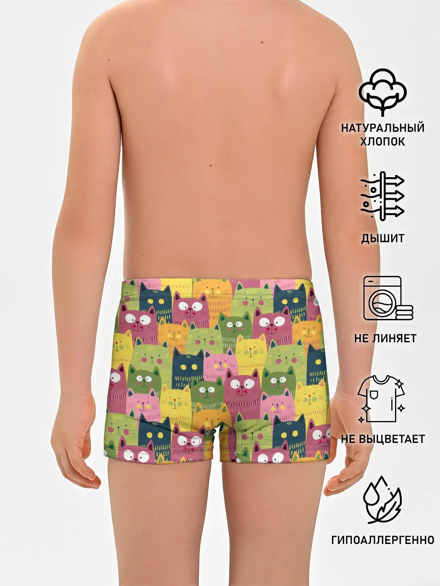 Трусы для мальчиков / Коты