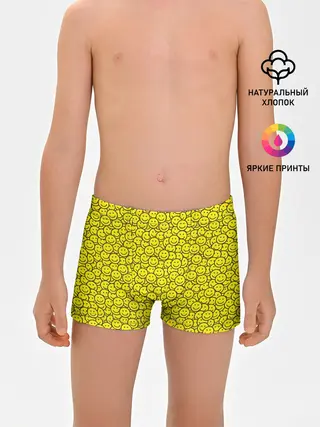Трусы для мальчиков / Смайлики