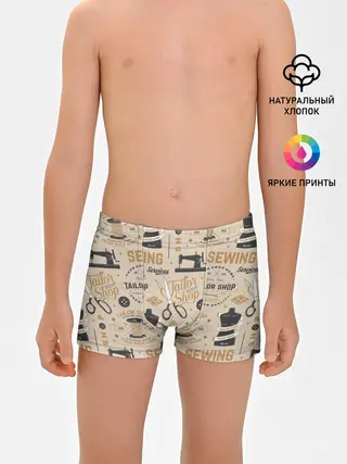 Трусы для мальчиков / sewing