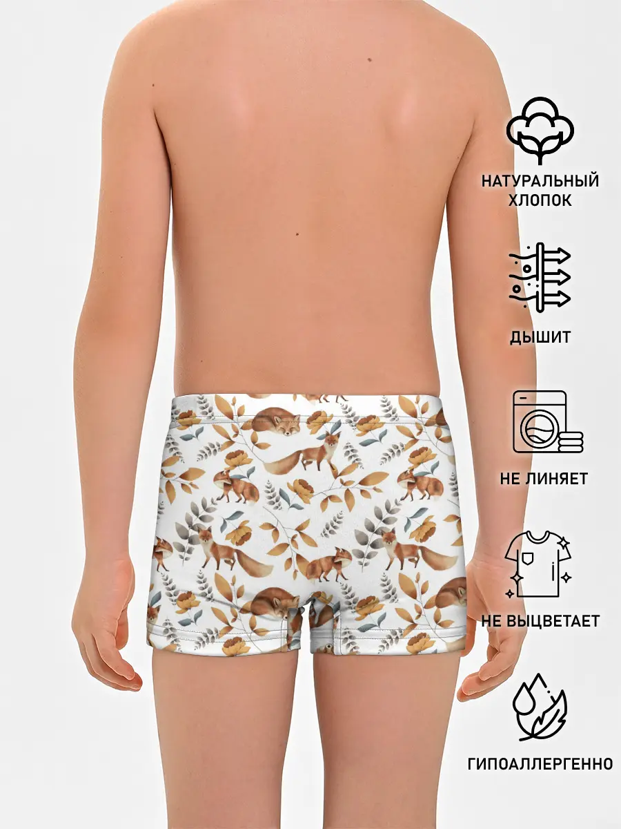 Трусы для мальчиков / Лиса