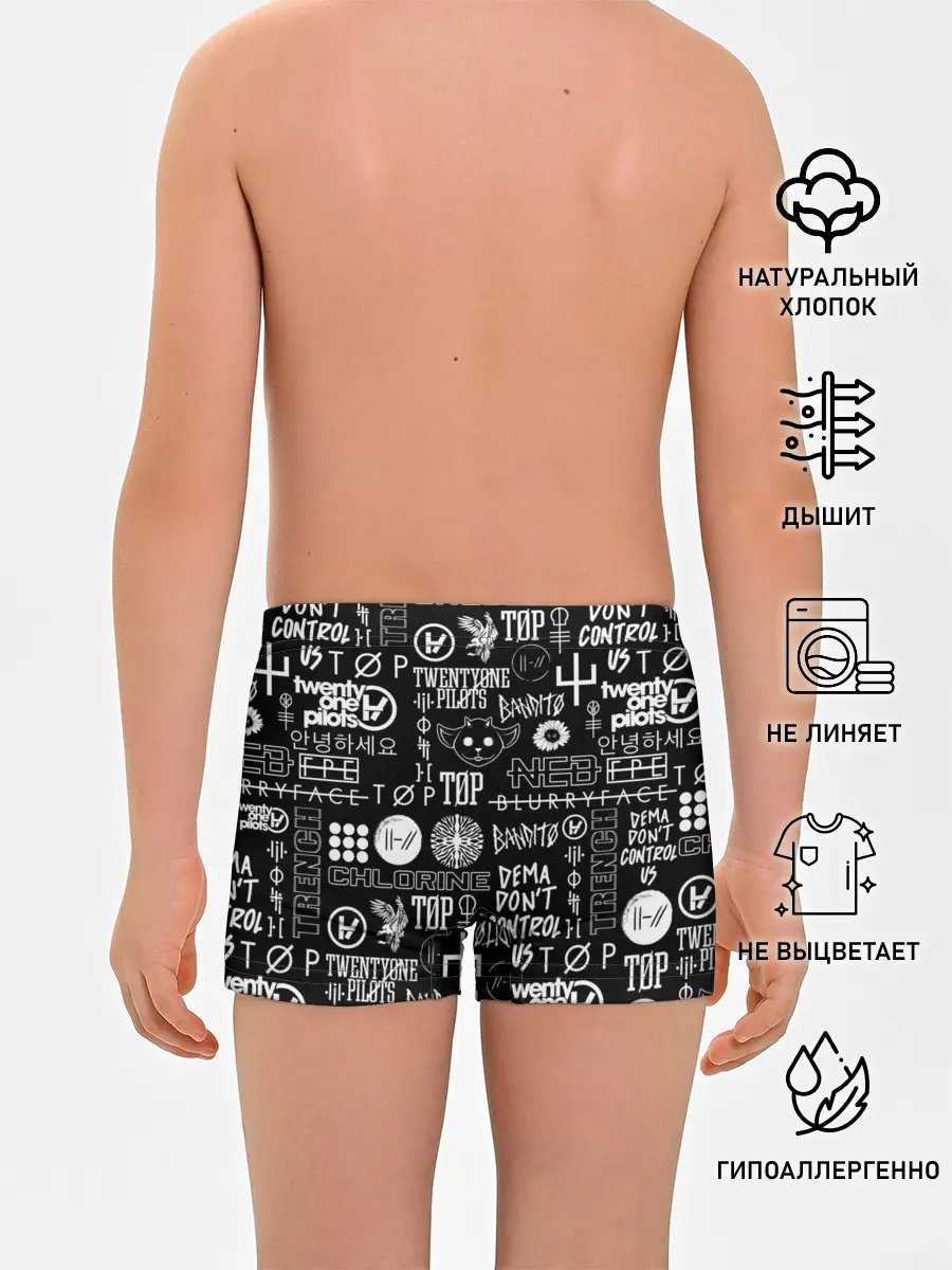 Трусы для мальчиков / TWENTY ONE PILOTS