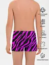 Трусы для мальчиков / Неоновая зебра