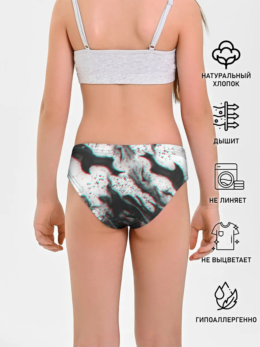 Трусы для девочек / ОГОНЬ ГЛИТЧ