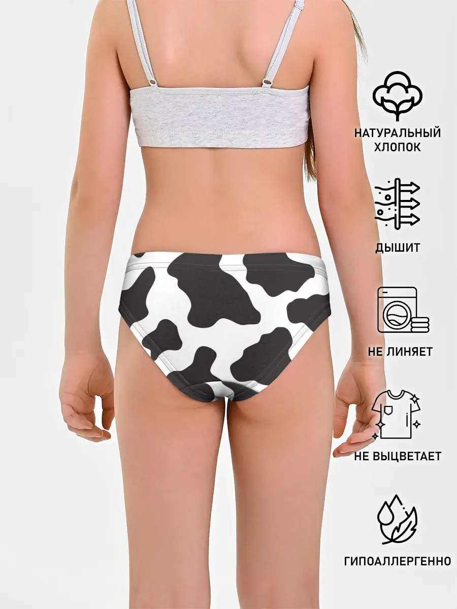 Трусы для девочек / корова