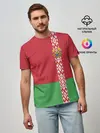 Мужская базовая футболка / Белоруссия, лента с гербом