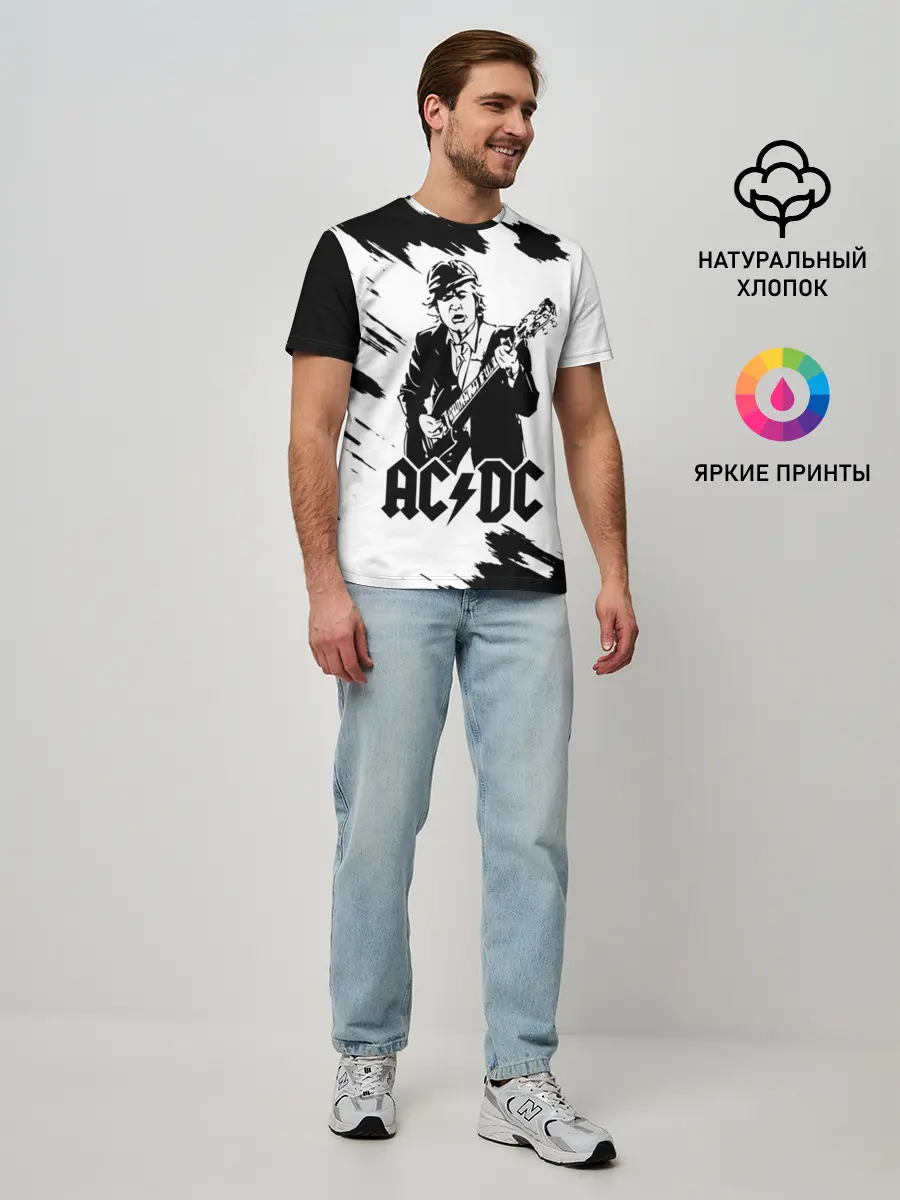 Мужская базовая футболка / AC/DC