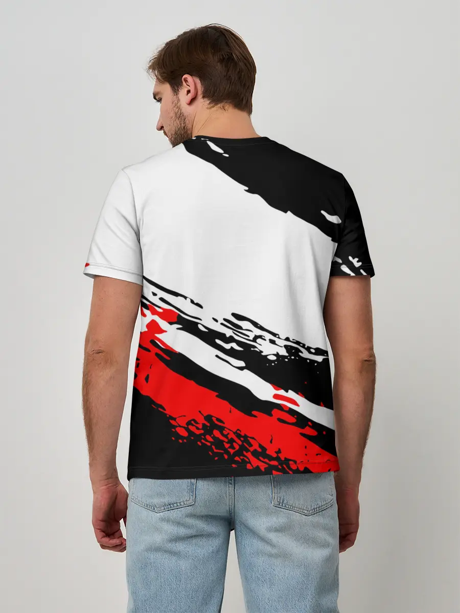 Мужская базовая футболка / Старшая Карасуно | ВОЛЕЙБОЛ!!