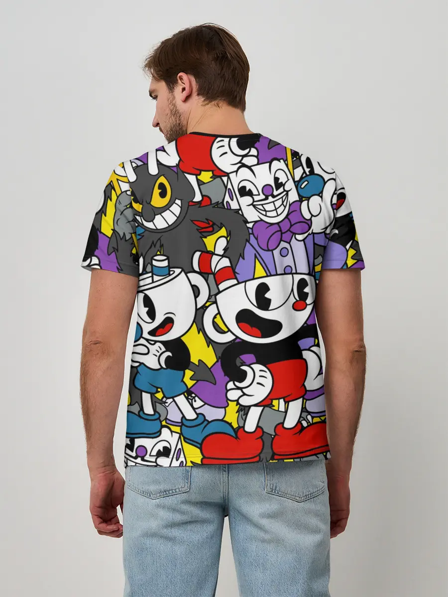 Мужская базовая футболка / Cuphead