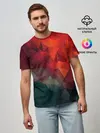 Мужская базовая футболка / Краски Абстракт