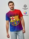 Мужская базовая футболка / FC Barcelona color sport