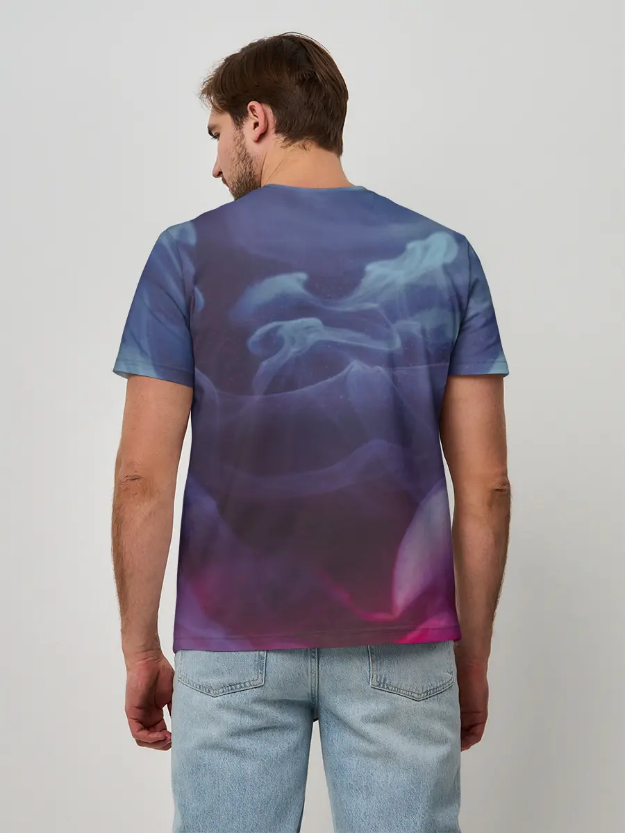 Мужская базовая футболка / Футболка Smoke