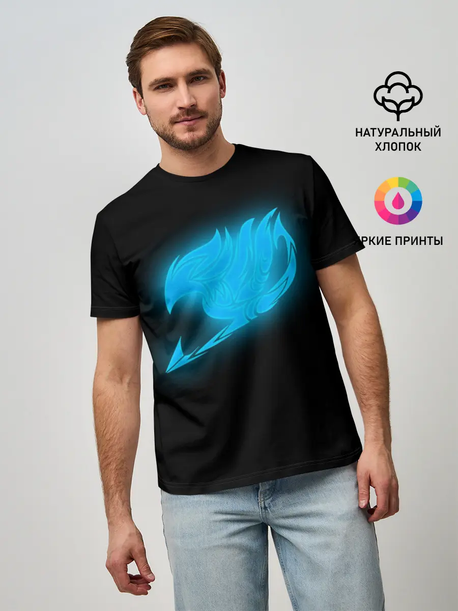 Мужская базовая футболка / FAIRY TAILS LUCY HEARTFILIA