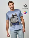 Мужская базовая футболка / Хаски