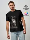 Мужская базовая футболка / Котики