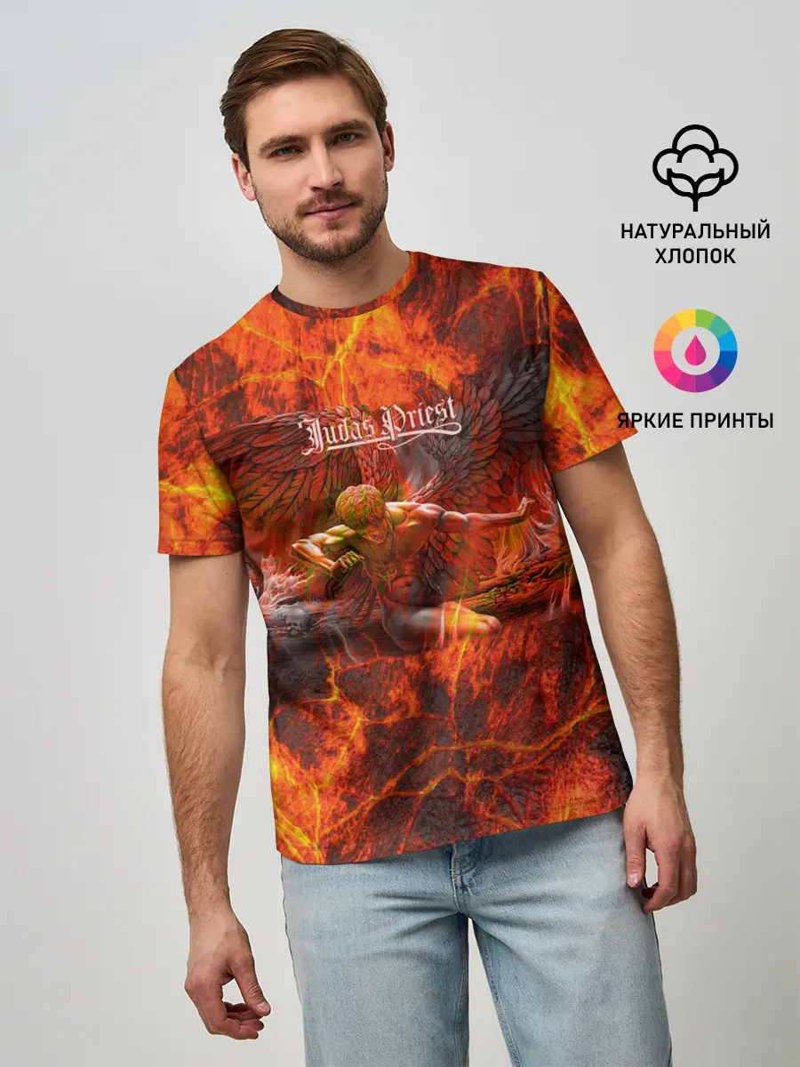 Мужская базовая футболка / Judas Priest