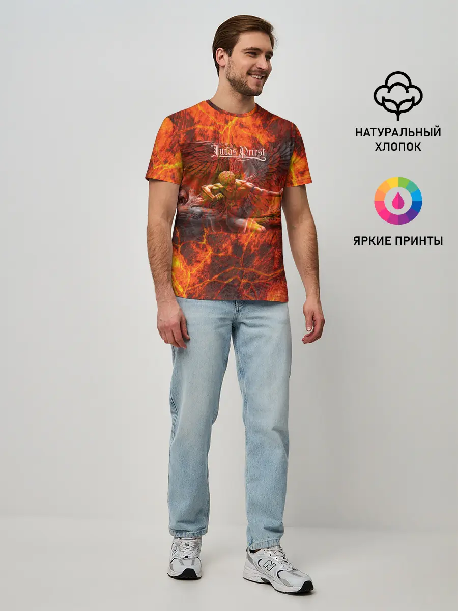 Мужская базовая футболка / Judas Priest
