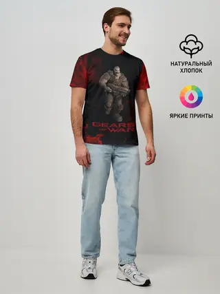 Мужская базовая футболка / NPC | GEARS OF WAR