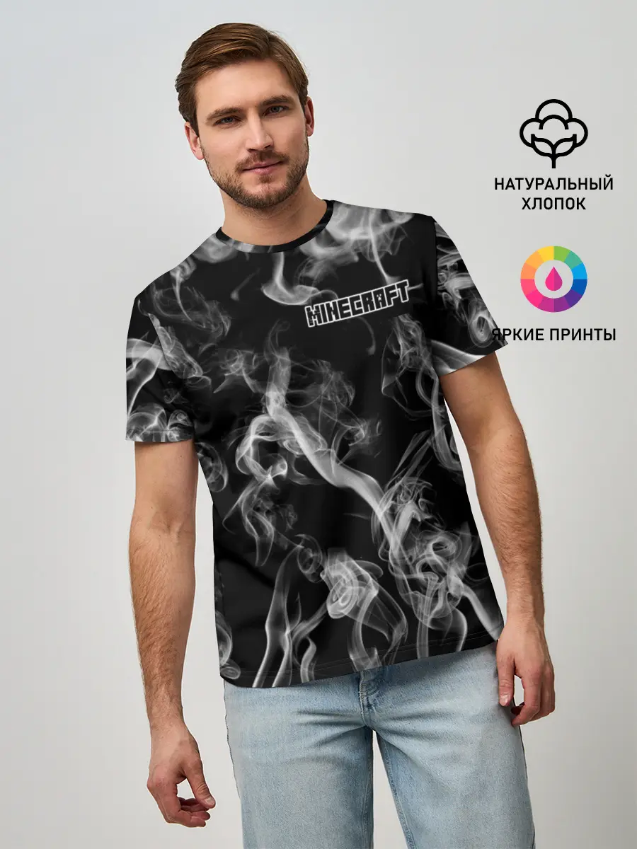 Мужская базовая футболка / Minecraft