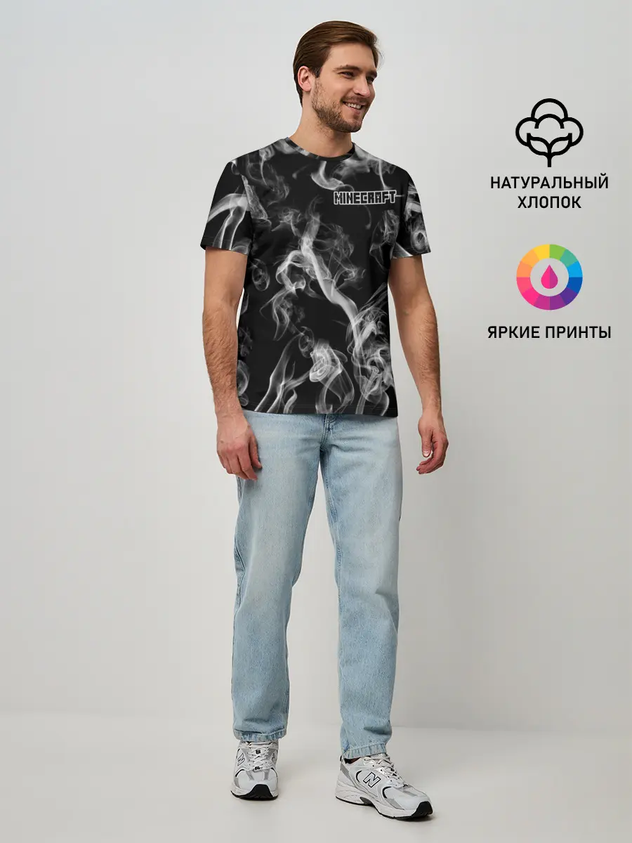 Мужская базовая футболка / Minecraft