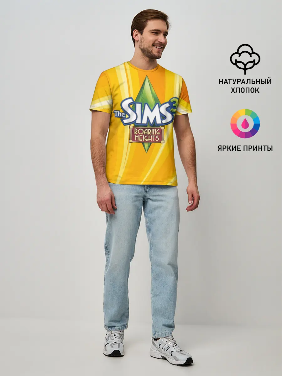 Мужская базовая футболка / The Sims