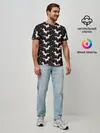 Мужская базовая футболка / Unicorns pattern