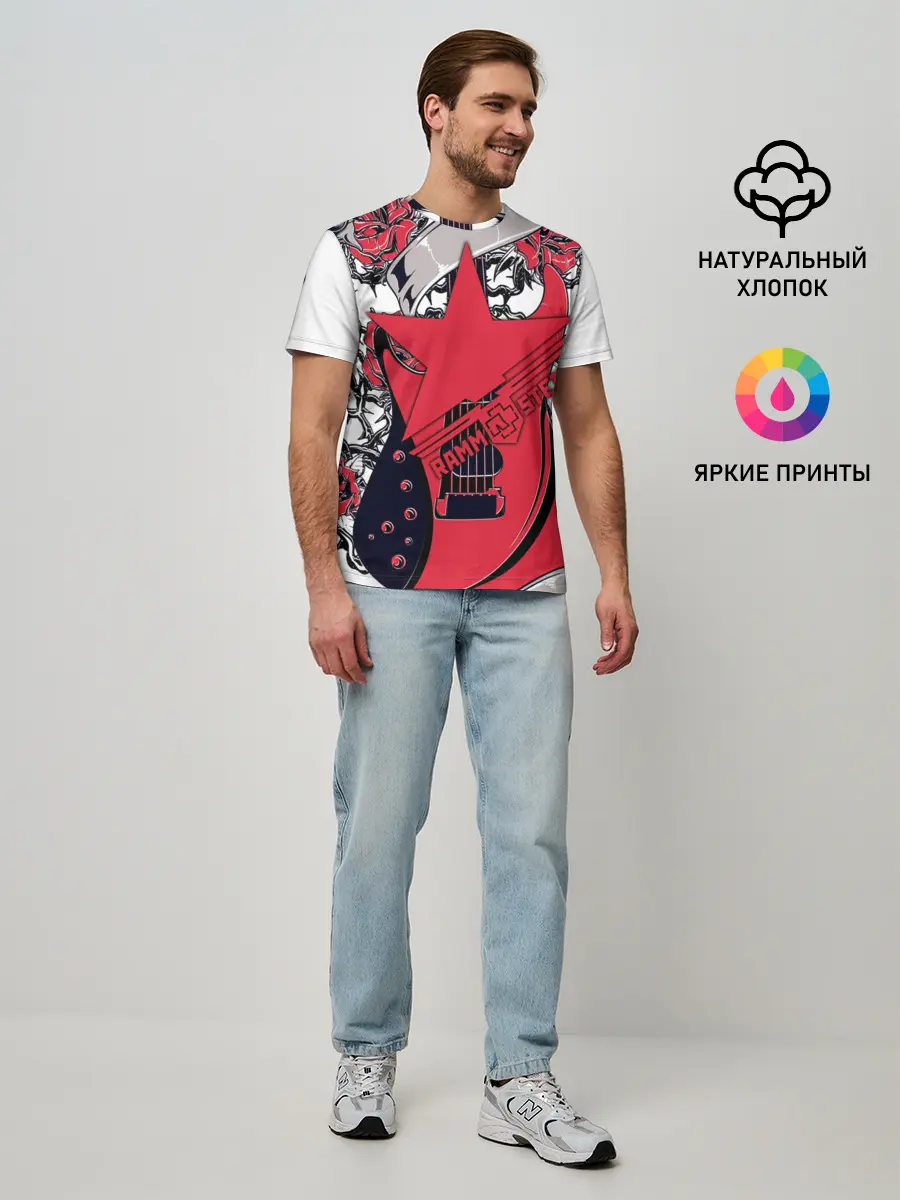 Мужская базовая футболка / Rammstein