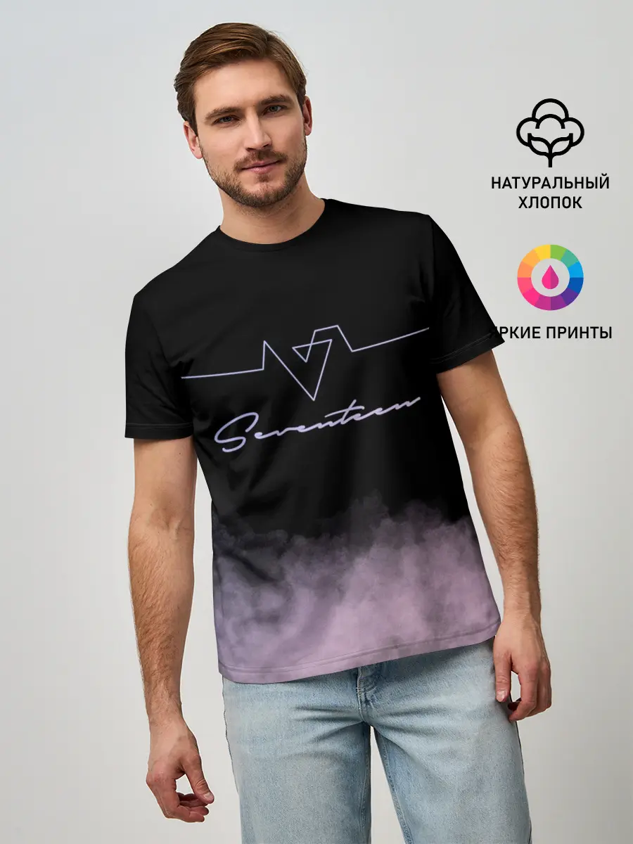Мужская базовая футболка / SEVENTEEN