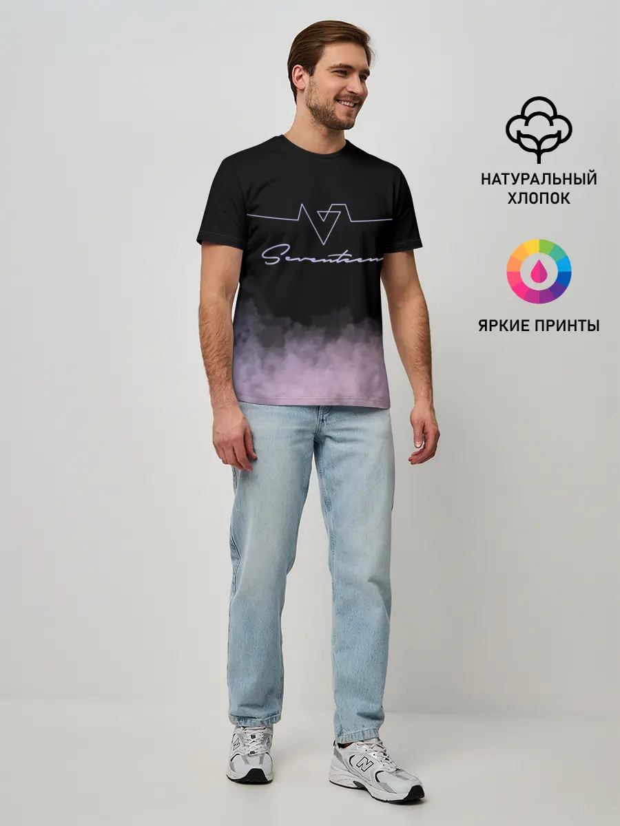 Мужская базовая футболка / SEVENTEEN