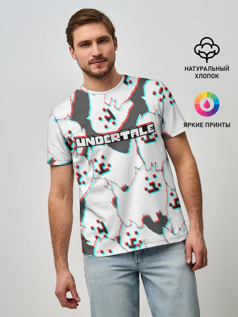 Мужская базовая футболка / Undertale