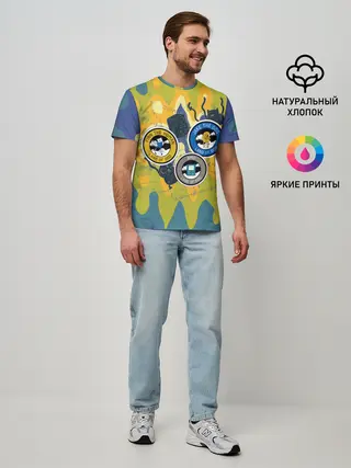 Мужская базовая футболка / Время приключений