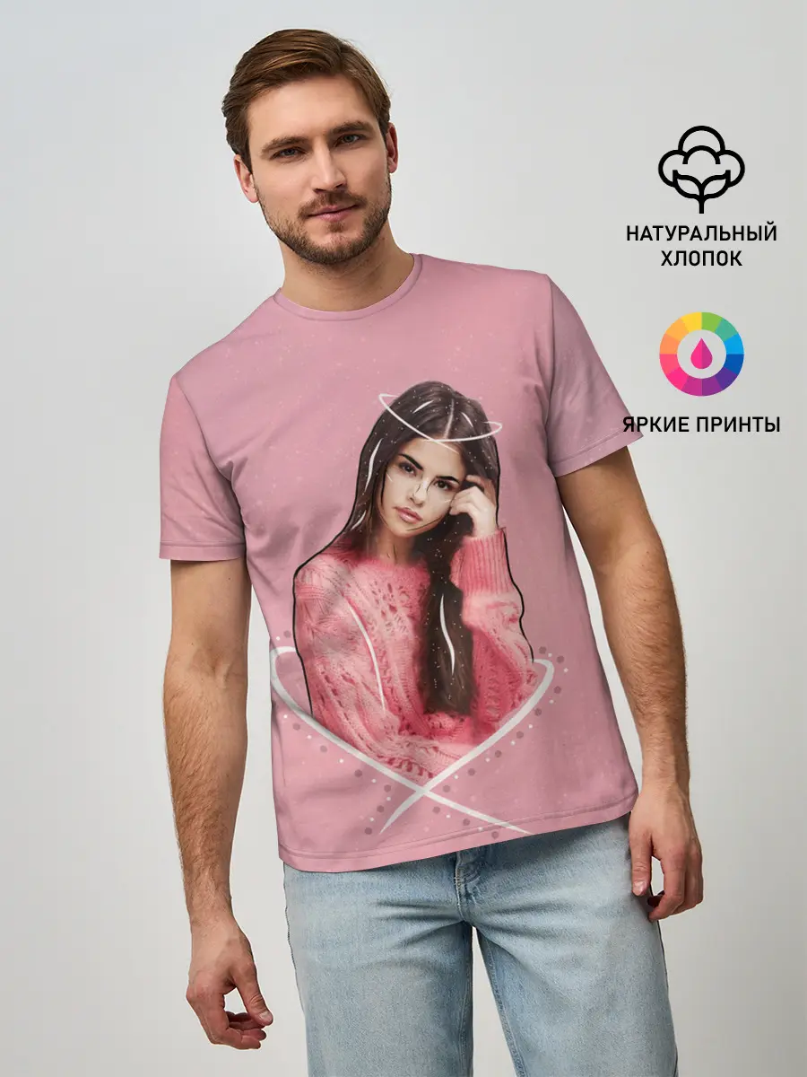 Мужская базовая футболка / Селена