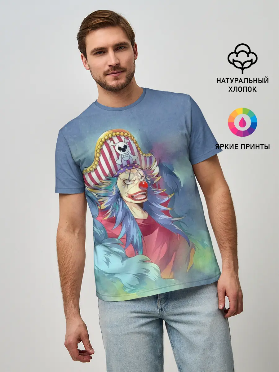 Мужская базовая футболка / Клоун Багги
