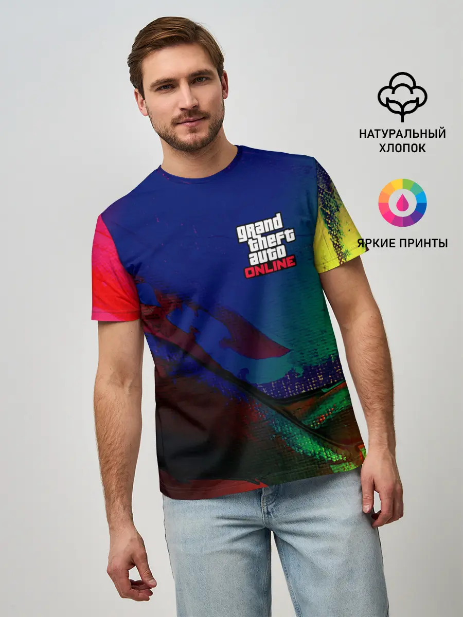 Мужская базовая футболка / GTA ONLINE / ГТА ОНЛАЙН