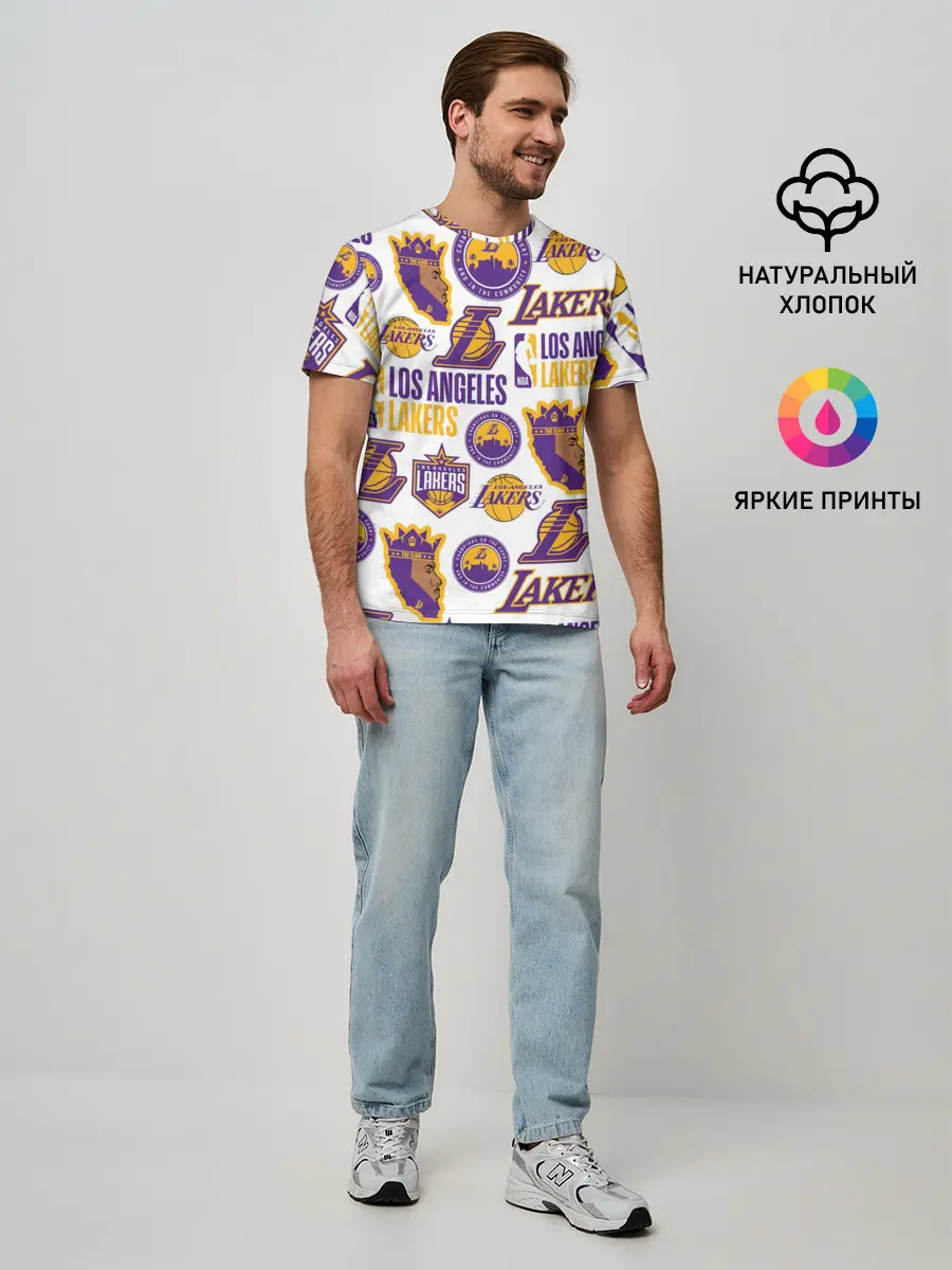Мужская базовая футболка / LAKERS LOGO