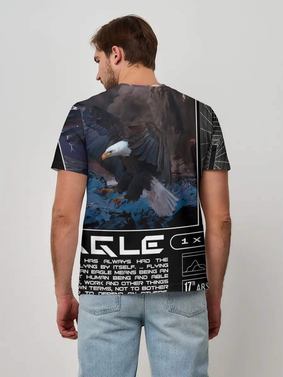 Мужская базовая футболка / Eagle